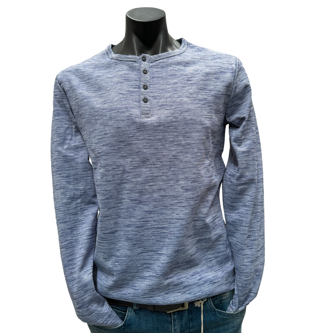 Long sleeve henley