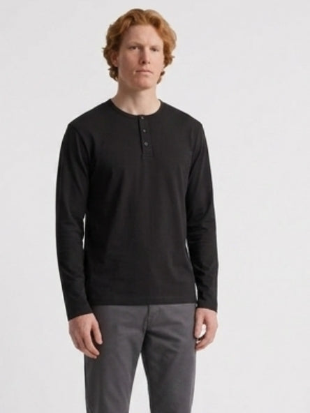 Henley long sleeve tee